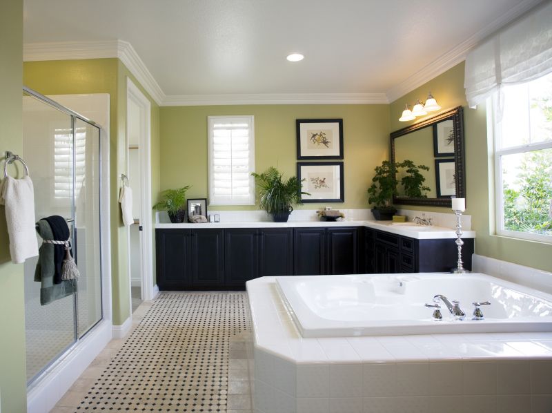 Bathroom with Neutral Tones and Accents